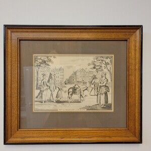 Vintage Framed Graphic Art